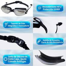 Swimming Caps & Goggles - A - View 4