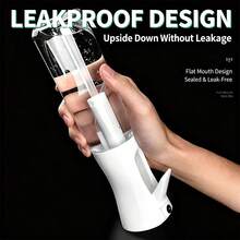 Continuous Fine Mist Spray Bottle High Pressure Refillable Water Sprayer Leak-Proof Transparent Plastic Spray Bottle Suitable For Plant Watering, Gardening, Alcohol Disinfection, Skincare & Makeup Liquid Dispensing, Home & Travel Use - Spray Bottle - View 5