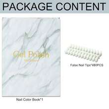 320 Nail Book,With 480 False Tips,Professional Nail Color Swatches Book For UV Gel Polish Nails Art Design - View 11