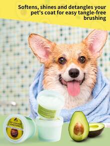GJYC PET Avocado Pet Conditioner, Suitable For Dogs And Cats, Moisturizing And Smoothing Formula, PH Balanced, Suitable For Sensitive Skin, Helps Control Odor, Suitable For All Hair Types, 3.53 Oz - Green - View 2