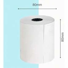 Rollo de Recibo Térmico Premium de 80 x 80 mm para Impresora EPOS, Terminal POS, Caja Registradora [Paquete de 10] - tipo de estilo como en la imagen - Ver 3