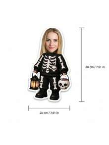Personalized Photo Face Cutout Party Banner, Custom Halloween Garland With Spooky Character Theme, Photo Face Party Decor For Trick Or Treat Celebration, Costume Party Decoration, Halloween Event Display For Kids, Family, Friends And Party Hosts - Multicolor - View 29
