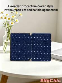 Blue Polka Dot Protective Case, Compatible With IPad Air 8(M4)2026(11 Inch), Air 4/5 10.9 Inch, 7/8/9 Gen 10.2 Inch, Built-In Pen Slot, Compatible With Samsung Tab S6 10.4 Inch, Compatible With Kindle 11th Gen(2022/2024), Kindle Clara 2E, Clara Colour, Clara BW (6 Inch) And Libra Colour (7 Inch), Cute Sweet Fashion Design, Suitable For Birthday And Holiday - Multicolor - View 9