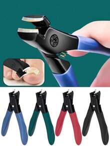 Professional Stainless Steel Hard Toenail Clippers, Extra Large Opening, Easy To Trim, Premium Material, Ergonomic Design, Comfortable Grip, Waterproof, Ultra Sharp, Durable - Suitable For Thick Hard Toenails, Classic Style - Multicolor - View 1