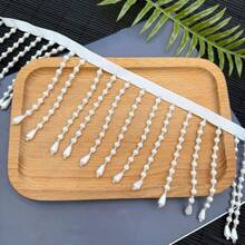 1 Yard 11cm Perlen Quasten Perlen Spitze Kürbis Anhänger Kleidung Vorhang DIY Handgefertigte Dekoration Kleidung Band - mehrfarbig - Übersicht 6