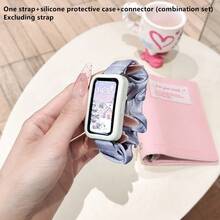 1pc Watch Band + 1pc Silicone Protective Case (Combo Set) Multi-Functional Daily Watch Band, Fashion Headband Design, Compatible With Huawei 11pro/11/10/9/8, Quick Release Button Design, Supports NFC Version Sharing, Compact And Exquisite, Smart Sports Accessory - Multicolor - View 19