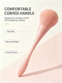 Large Multifunctional Makeup Brush Pink Loose Powder Setting Brush Blush Brush Fluffy Soft Beginner Makeup Tool - Multicolor - View 7
