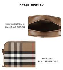 Burberry Vintage Check Women's Shoulder Bag With Crossbody Strap 81140681 - Brown 81140681 - View 9