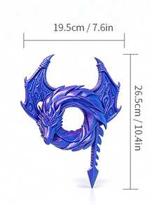 1pc Handmade Gothic Dragon Wreath - Plastic Mesh Scale Door Hanging Decoration With Dragon Frame, Fantasy Gift For Myth Enthusiasts, Suitable For Door, Wall, Entryway Theme Room Decor, Wall Decor, Porch Decor, Halloween Decoration Hanging - Multiple Styles - View 7