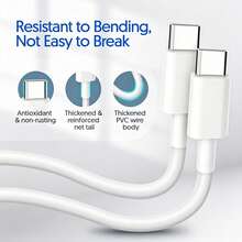 2 Sets/1 Set/1pc PD Fast Charging Wall Charger Adapter + 3.3ft/100cm Data Transfer Fast Charging Cable, Compatible With IPhone 17 Pro Max/17 Pro/17/16/15, Compatible With Samsung S26-S20 And Other Android Phones, Halloween Gift/Christmas Gift - US A Type Plug(110-127V) - View 8