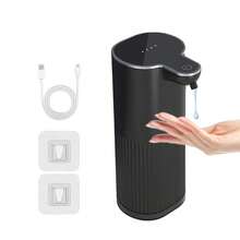 DONASIRA 1pc New 360ml Capacity Touchless Wall-Mounted Electric Smart Infrared Automatic Soap Dispenser, No-Press Foam Liquid Dispensing Pump/Portable Hand Soap Bottle/Kitchen Bathroom Accessory - View 15