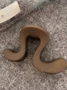 1pc/2pcs New Large Size 8cm Hair Claw Clip, Hair Claw For Long Hair Back Of Head - Multicolor - View 4