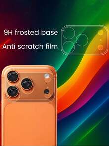 Compatible With IPhone 17/17 Pro/17 Pro/17 Air - 5pcs Matte Lens Film, Anti-Scratch, Anti-Fingerprint, High Definition, High Resolution Touch Screen, Anti-Dirty, Anti-Dust, Anti-Fingerprint, Anti-Scratch Protection - White - View 6
