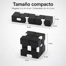 Kammoy Cubo Anti-Stress Infinito, Infinity Cube Fidget Toy Foldable - Multi-color - View 2