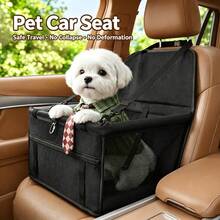 1pc Portable Car Pet Carrier Bag, Foldable, Super Breathable, Waterproof, Stain-Resistant Pet Bed, Suitable For Small And Medium Cats And Dogs - Multicolor - View 3
