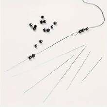 10/100pcs Beading Needles Metal Beading Bracelet Necklace Handmade Tool Supplies- Beading Needles With Tube - View 10