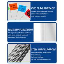 Marking Flags For Garden Decoration Outdoor Survey Flags - Multicolor - View 5
