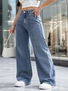 Women Jeans - Blue - View 6