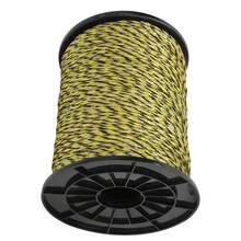 Cable de cerca eléctrica para animales, cuerda de conductividad de acero inoxidable para granja, cerca eléctrica ligera y reutilizable para caballos, ganado y ovejas, resistente a la corrosión y duradera, 400 m - A - Ver 5