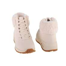 Skechers Uno Rugged - Fall Air 167274-NAT Womens, Beige Winter Boots - Champagne - View 5