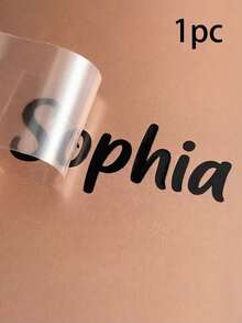 1-15pcs Customized Text Stickers And Personalized Labels, Custom Decal Stickers, Name Stickers, DIY Gifts, Customizable Holographic Name Stickers For Water Bottles, Customized Text Glitter Name And Word Stickers, Autumn Home Refresh, Home Harmony, Office Decor - Multicolor - View 32