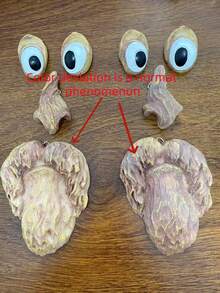 4pcs Tree Face Tree Monster Resin Figurines, Easter Outdoor Creative Resin Crafts Decoration, Exquisite - A - View 5