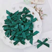 50pcs/Pack Colorful Ribbon Bows For Gift Packaging, Craft Cards, Hair Accessories, Jewelry Bows, Wedding Party Decor, Christmas Decor, Room Decor, Home Decor - View 11