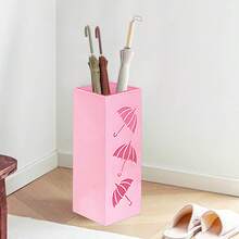 1PC Metal Long-Handled Umbrella Stand, Household Umbrella Storage Rack, Space-Saving For Home Entrance Garage Foyer, Keeps Dry, Umbrella And Cane Storage Organizer - A - View 7
