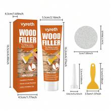 Wood Filler, Can Fill Gaps, Sandable And Paintable, Weather-Resistant, Suitable For Various Types Of Wood, Glue Repair - Wood Filler - View 4