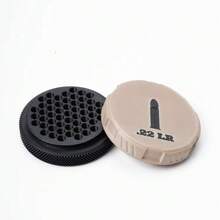 Modular .22 LR Ammo Storage Box 50 Round Interlocking Tactical Dispenser Threaded Stackable Container For Range Bag Hunting - A - View 9