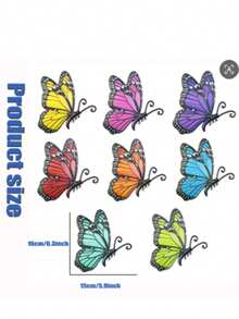 Colorful Side Butterfly Decor, Home Wall Hanging Ornament - Butterfly - View 6