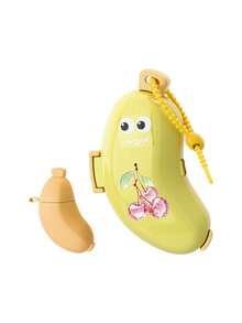Cute Banana-Shaped Toothbrush Head Storage Box, Dust-Proof And Portable, With Lanyard And Hook. Its Dual-Compartment Design Can Store Manual Toothbrushes And Electric Toothbrushes Simultaneously, Suitable For Home Bathroom, Business Travel, Camping, Tourism And Other Occasions. - Multicolor - View 13