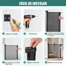 Baby Protection Gate - Black - View 3
