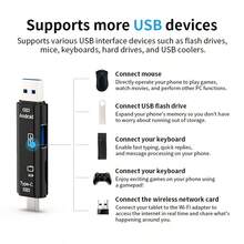 5合1多功能USB 2.0讀卡機，Type C/USB/Micro USB/TF/SD記憶卡迷你讀卡器OTG轉接頭，適用於行動裝置 - 黑色 - 查看 8