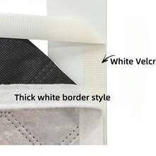 Thickened Aluminum Foil Insulated Curtains, Window Windproof Cold-Proof Noise-Reducing, Winter Heat Retention Anti-Freeze, Customizable Size Easy Opening And Closing - Cotton Silver Curtain With White Edge - View 4
