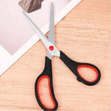 1 Pair Of Ultra-Sharp Blade Scissors, Multi-Purpose Sharp Sewing Craft Fabric Scissors, Suitable For Office, Home, Teachers, Art Supplies, Soft Comfortable Grip, Ambidextrous - Multi-color - View 5