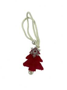 1pc Velvet Bowknot Rhinestone Christmas Tree Curtain Tieback, Tulle Curtain Holder, Suitable For Curtain Fixing, Tree-Shaped Snowflake Decorative Curtain Tieback, Easy Storage, Holiday Atmosphere Decoration, Christmas Gift - Multicolor - View 14