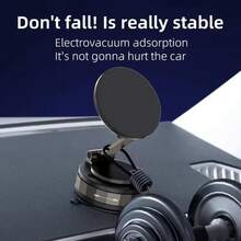 AD Vacuum Suction Cup Magnetic Car Phone Holder, Foldable 360° Rotating Phone Mount, Suitable For Car Dashboard And Windshield - T30 - View 3