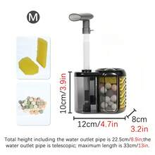 Electric Sponge Aquarium Filter, Mini Fish Tank Water Purifier, Bio-Foam Filter With Built-In Filter Media, Adjustable Flow And Telescopic Tube, Suitable For Small Aquarium Oxygen Aeration Circulation Filter - Filter Media & Consumables - View 10