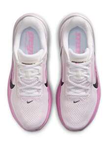 Nike Sepatu lari luar ruangan wanita Pegasus 42 musiman terbaru. Pegasus 42 sepatu lari jalan raya dengan bantalan empuk untuk latihan. - ungu muda/putih-hitam - View 1