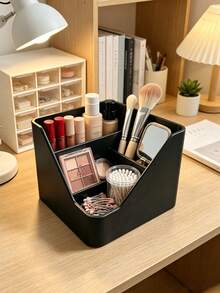 Kotak Penyimpanan Kosmetik Cetak 3D, Organizer Lipstik, Eyeshadow, Kuas Makeup, Kotak Penyimpanan Berbentuk V Multifungsi, Penyimpanan Meja, Dekorasi Rumah, Dekorasi Ruangan, Aksesoris Kamar Mandi, Cocok untuk Meja Rias, Kamar Mandi, Penyimpanan Alat Tulis Meja Kantor - MultiWarna - View 2