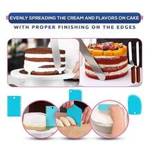 1set 11 Inch Cake Turntable (28CM) With 68 Pcs Decorating Kit, Cake Decorating Set - View 9