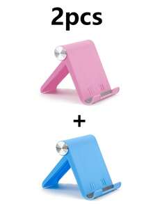 2/1pc Foldable Portable Phone Stand, Adjustable Desktop Phone & Tablet Universal Holder, Lightweight Pocket-Sized, Non-Slip Stable, Suitable For Office, Home, Travel, Study Desk, Back To School New Year Gift - Multicolor - View 7