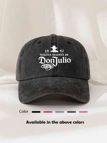 1 buah Topi Baseball Unisex Bergaya Vintage, Dapat Dicuci, Lembut, Cocok untuk Pemakaian Sehari-hari dan Mendaki, Trekking, serta Bepergian - Gaya Hitam 2 - View 1