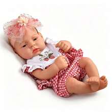 Boneka Reborn Realistis dari Karet Lembut, Tinggi 42cm, Boneka Reborn dengan Pakaian dan Aksesoris, Hadiah Pendamping, Kejutan Ulang Tahun, Cocok untuk Hadiah - MultiWarna - View 12