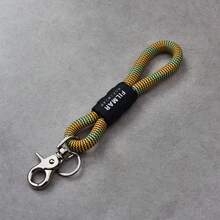 Multifunctional Braided Rope Keychain 10-In-1 Wrist Strap, Equipped With Heavy Duty Climbing Carabiner Clip, Suitable For Camping Hiking Outdoor Daily Use, Men & Women Outdoor Enthusiasts, EDC Durable Hanging Rope, Camera Water Bottle Key Earphone Case Bag Pendant - Multicolor - View 27