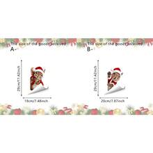 1/2pcs Squirrel Christmas Window Stickers, Christmas Squirrel Glass Decals, Vinyl Reusable, Suitable For Living Room And Bedroom Christmas Home Decor - Multicolor - View 2