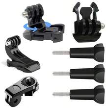 Flat Curved Adhesive Mounts Sticker Mount, Action Camera Accessories For 13 12 11 10, For Insta 360 X5 X4, For SJCAM, For D*I Action 5 Pro For Helmet Car Mounting - View 13