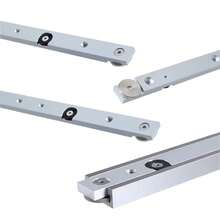 Aluminum Alloy Oblique Cutting Rod, T-Shaped Track Groove Slider, Table Saw Oblique Cutting Gauge Rod, Woodworking Tool, Suitable For DIY Table Saw, Easy To Install T-Shaped Track Design - T-shaped Slider - View 3