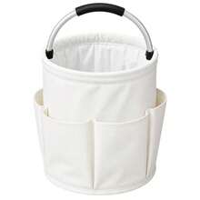 Collapsible Multi‑Purpose Storage Bucket, Oxford Fabric Tool Organizer With Aluminum Handle, Waterproof Inner Liner Holds Water, Portable Tote For Picking, Beach, Travel, Indoor Outdoor Use, Multi‑Pocket For Garden & Cleaning Tools - Multiple Styles - View 9